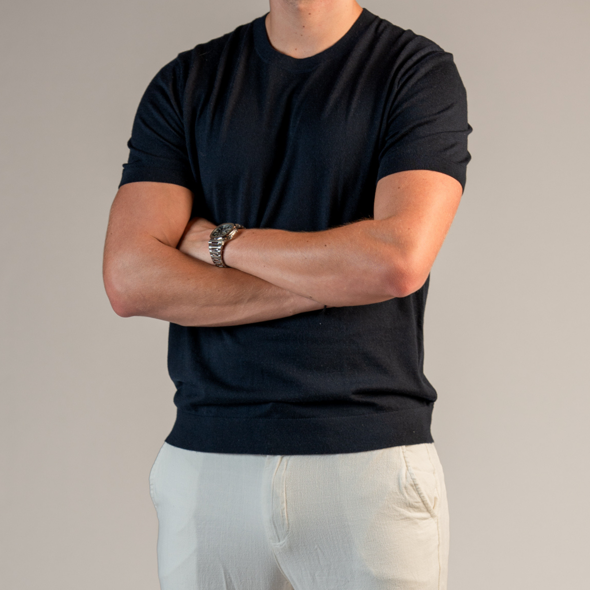 Merino Wool Knitted Shirt